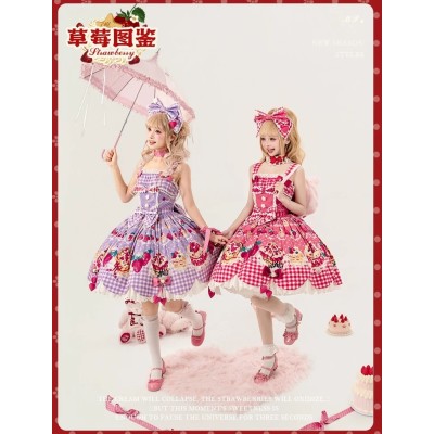 Mademoiselle Pearl Strawberry Blouse Cardigan JSK OP and Coat(Reservation/8 Colours/Full Payment Without Shipping)